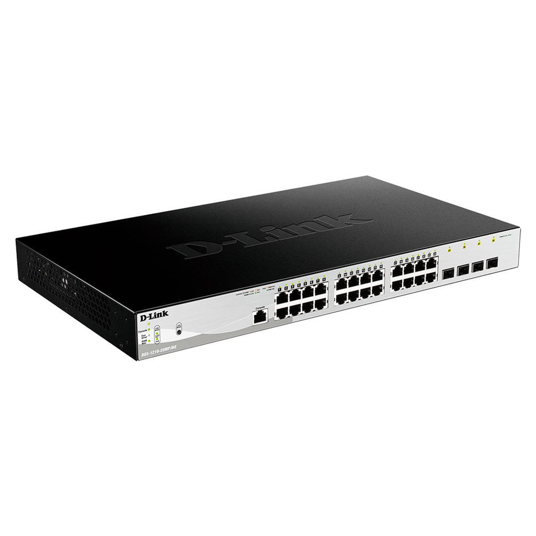 D-LINK DGS-1210-28X-ME Switch administrable de 24 puertos 10/100/1000 Mbps (no PoE)+ 4 puertos 10G SFP+
