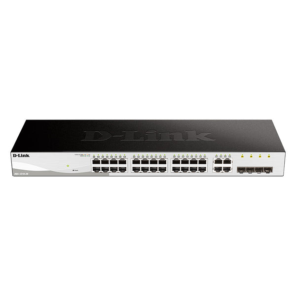 D-LINK  DGS-1210-28  Switch 24 puertos gigabit 4SFP administrable capa 2