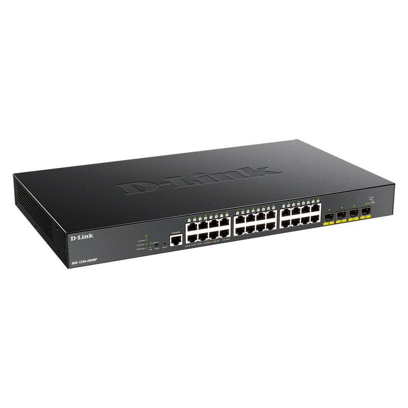 D-LINK DGS-1250-28XMP Switch Administrable 24 puertos PoE 1000base-T