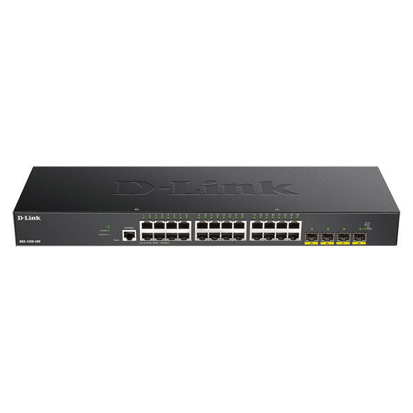 D-LINK DGS-1250-28X Switch 28 puertos gigabit administrable con uplink a 10Gbps