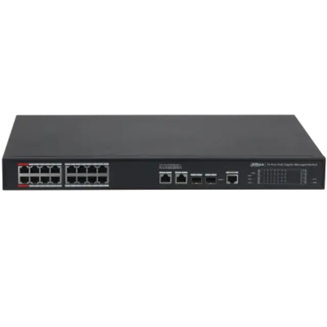 DAHUA DH-S4220-16GT-190 Switch Administrable 20 Puertos Gigabit 2SFP 190W