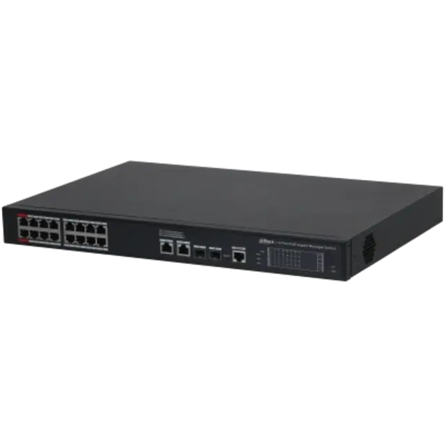 DAHUA DH-S4220-16GT-190 Switch Administrable 20 Puertos Gigabit 2SFP 190W