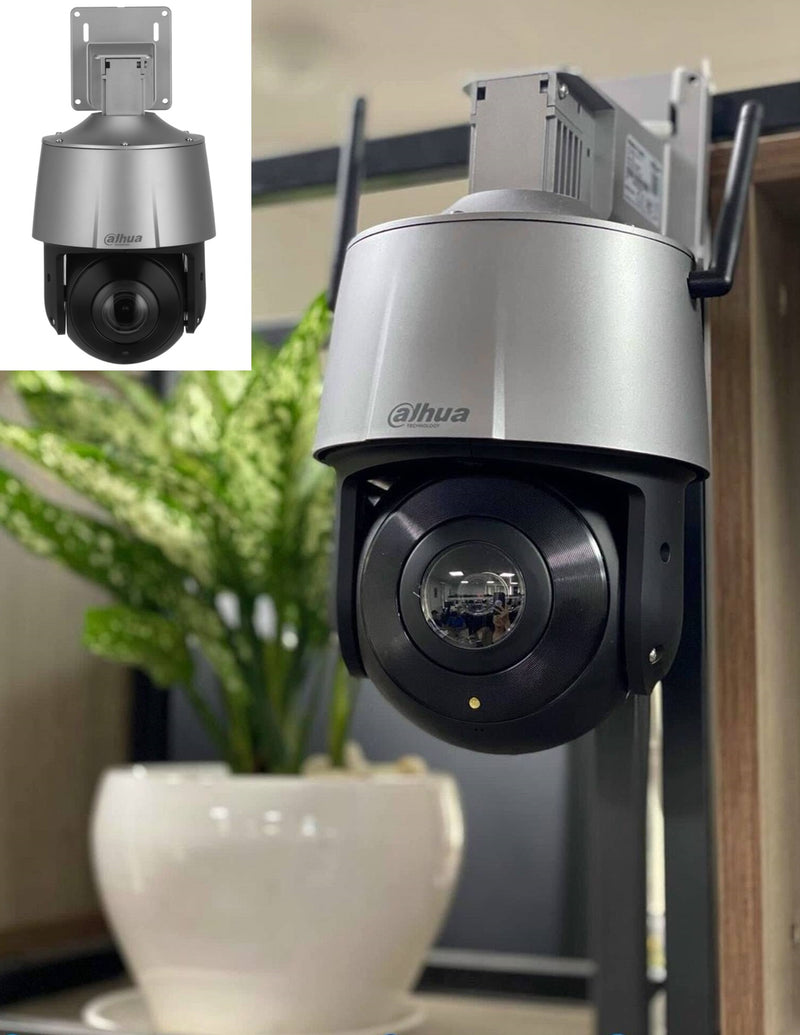 DAHUA DH-SD3A205-GNP-PV, Cámara de Seguridad IP POE Full HD 2MP PTZ 360º 5X IR 30m Mic Parlante WIZSENSE