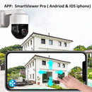 DAHUA DH-SD49425GB-HNR, Cámara de Seguridad IP POE 4MP 2K PTZ 360º 25X IR 100m WDR IP66 WIZSENSE