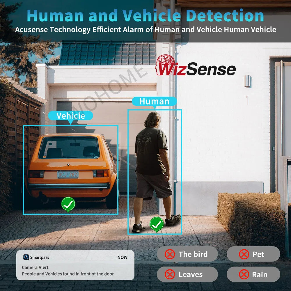 DAHUA DH-IPC-HFW2449T-AS-IL Cámara de Seguridad IP POE 4MP 2K 3.6mm WDR IP67 Micrófono IR 60m Led 50m WIZSENSE