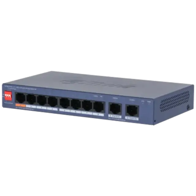 DAHUA DH-CS4010-8GT-60 Switch Gigabit 10 Puertos con 8 Puertos PoE