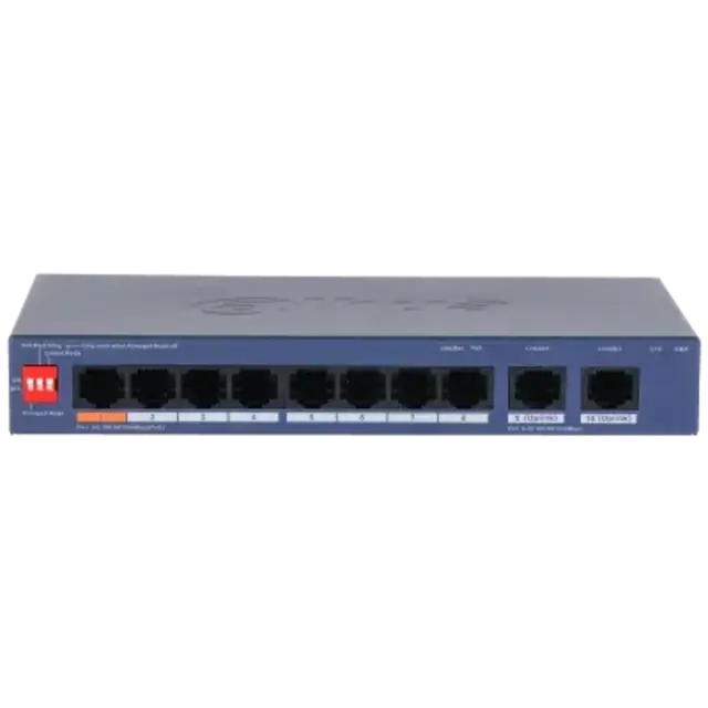 DAHUA DH-CS4010-8GT-60 Switch Gigabit 10 Puertos con 8 Puertos PoE