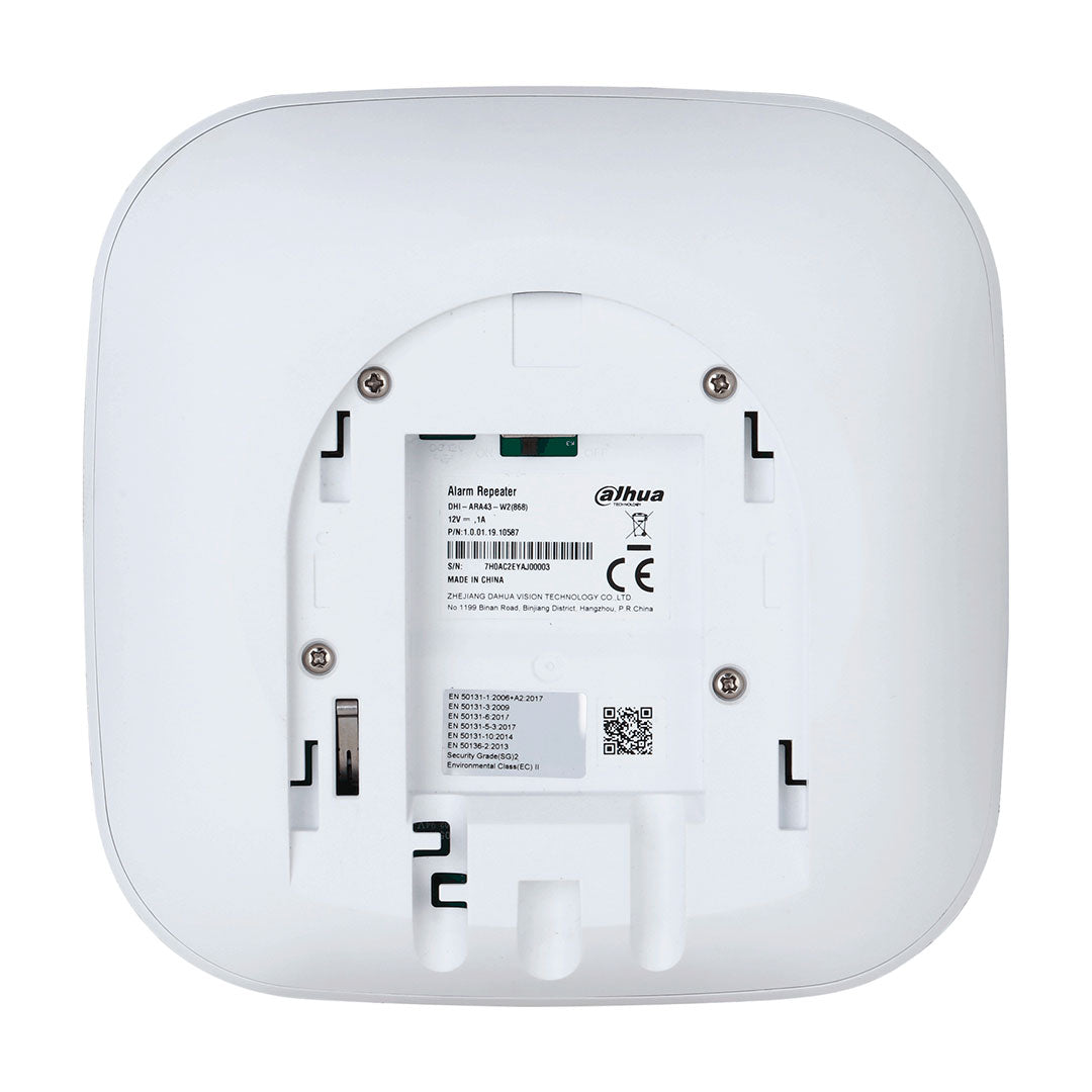 DAHUA ARA43-W2 Repetidor Inalámbrico de Alarma Conecta hasta 32 Dispositivos Inalámbricos
