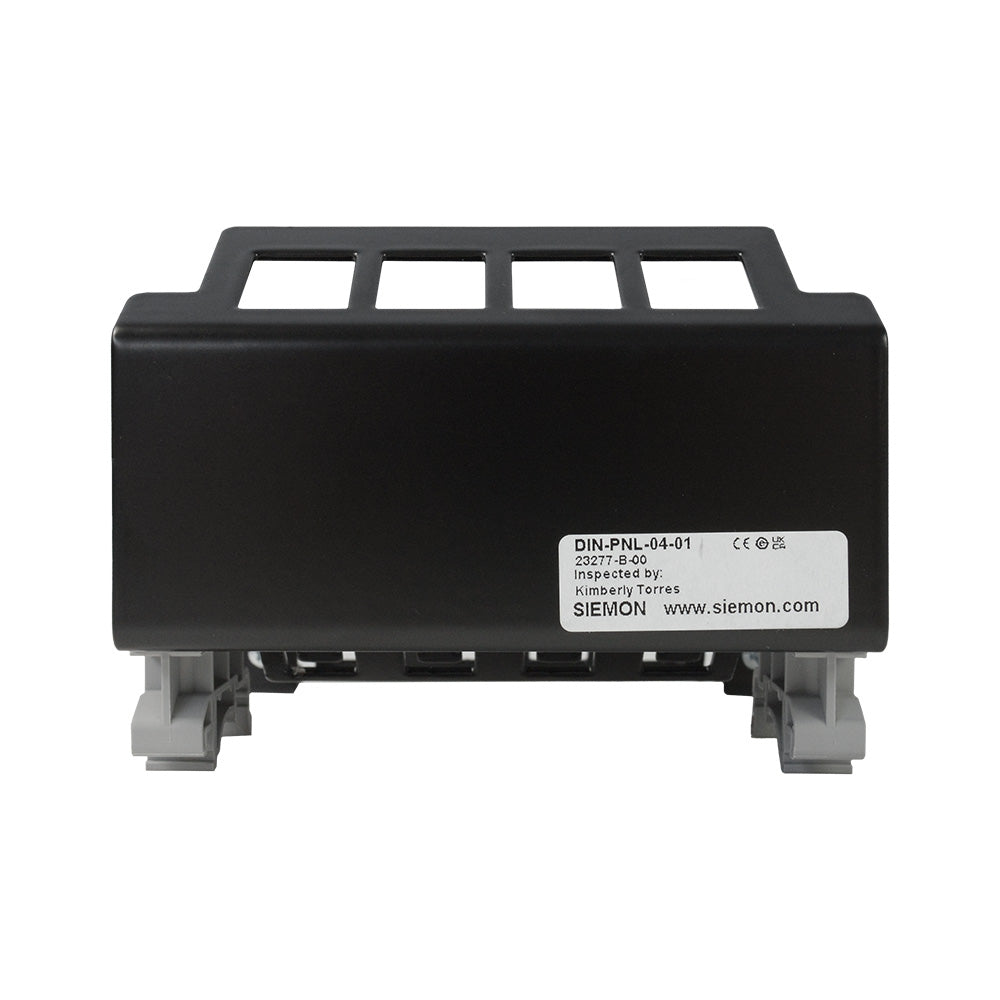 SIEMON DIN-PNL-04-01 Patch Panel riel DIN para 4puertos individuales MAX