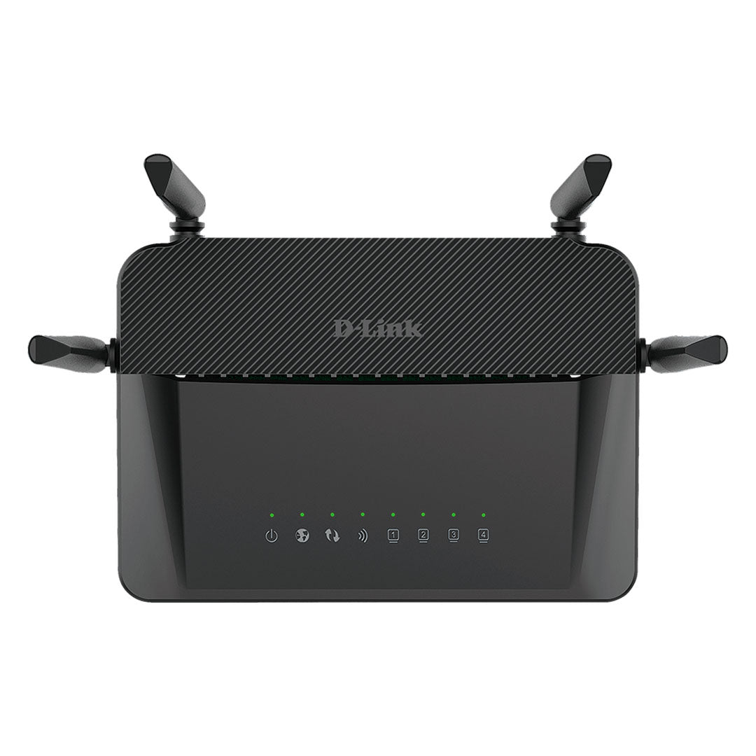 D-LINK DIR-822 - Router Ethernet Wireless  AC1200  Dual Band  2.4/5.0 GHz  1 RJ-45 WAN, 4 RJ-45 LAN