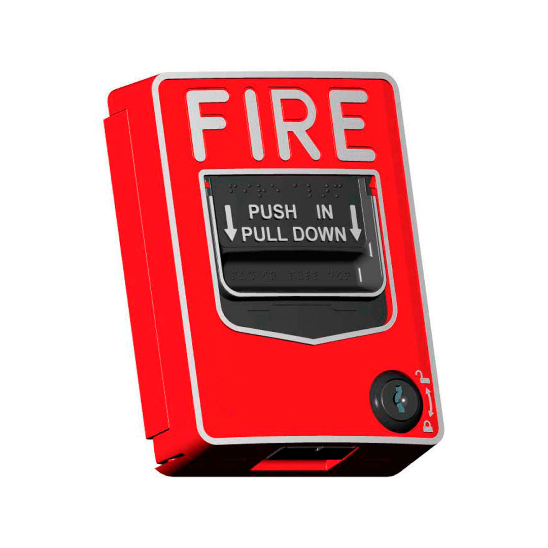 DIMAX DM-565P Estacion manual color rojo Sistema Contra Incendio