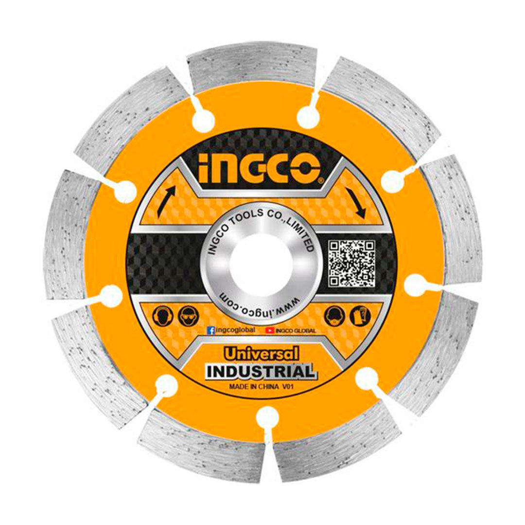 INGCO DMD011254 Disco de corte diamante ultrafino para WLC15008 125(5")x22.2mm, borde de malla