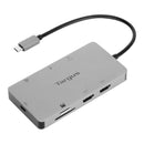 TARGUS DOCK423TT Dual USB-C Docking HUB Adapter, 4K HDMI 100W