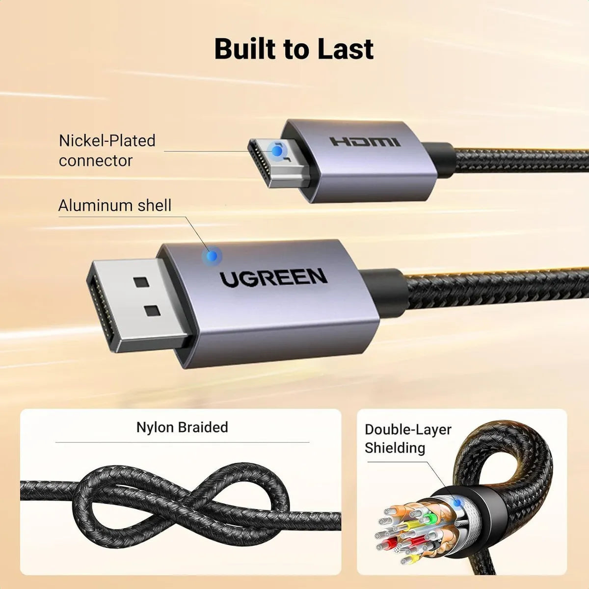 UGREEN DP125 35845 Cable DisplayPort a HDMI 4K 5M