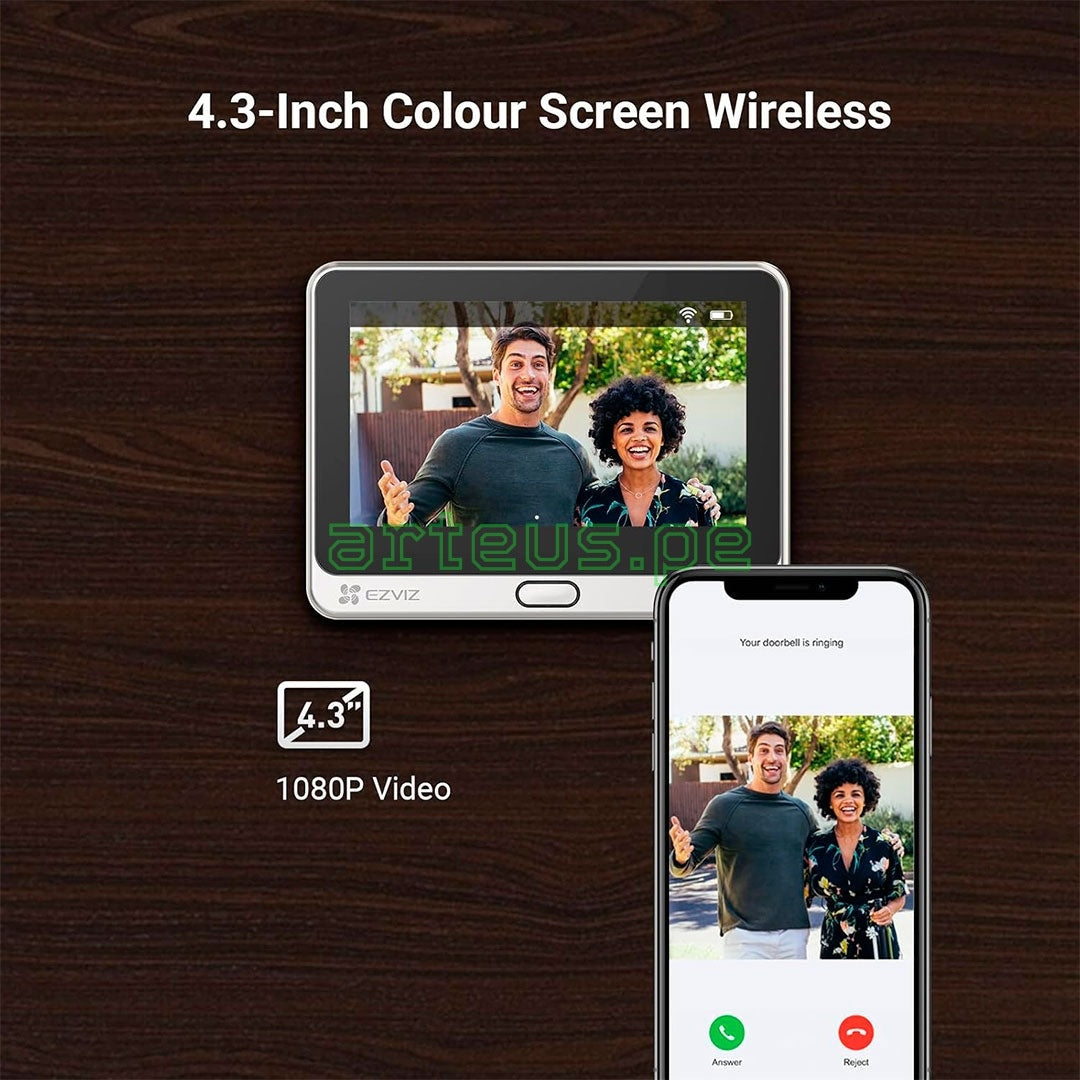 EZVIZ DP2C Timbre Video Portero Smart WIFI FullHD 2MP