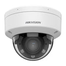 Câmera de segurança IP Dome HIKVISION DS-2CD1723G2-LIZU 4MP, 2,8-12 mm, luz híbrida inteligente, áudio, MicroSD