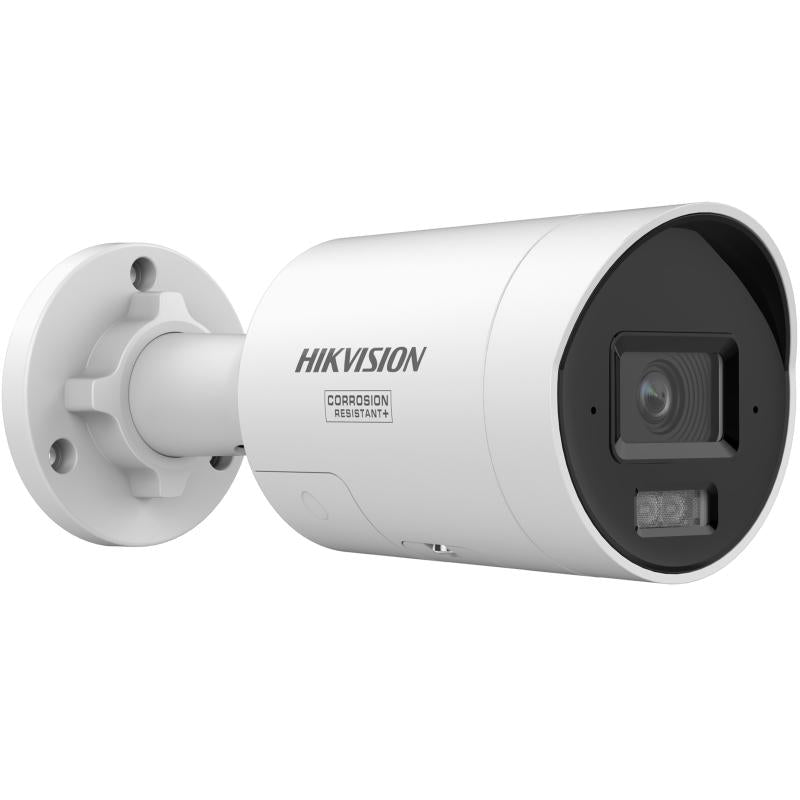 HIKVISION DS-2CD2087G3-LI2UY/SRB COLORVU3.0 MINI BULLET IP 8MP 2.8MM SMART HYBRID LIGHT IR AUDIO Y LUZ STROBO
