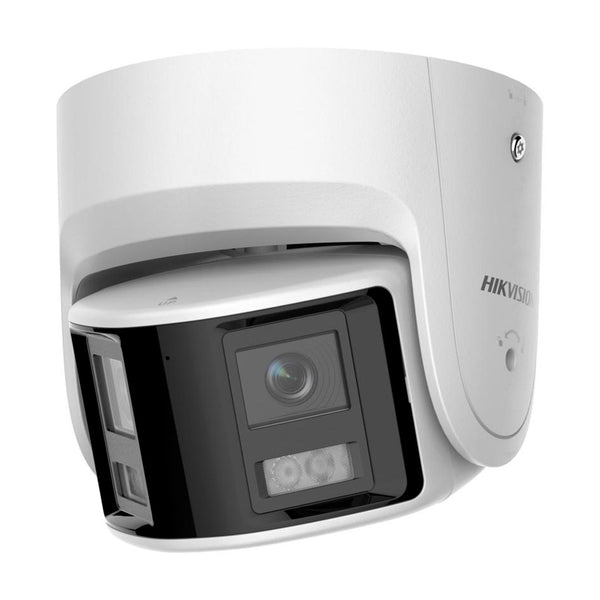 HIKVISION DS-2CD2347G2P-LSU/SL Cámara IP 4MP panorámica, 180 grados, luz estrobo, alarma audible, ColorVu