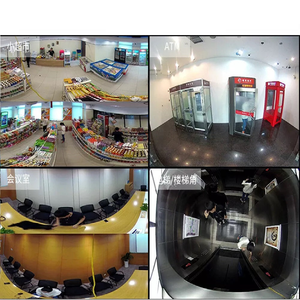 HIKVISION DS-2CD2955G0-ISU Fisheye Cámara de Seguridad IP Ojo de Pez 5MP 180º