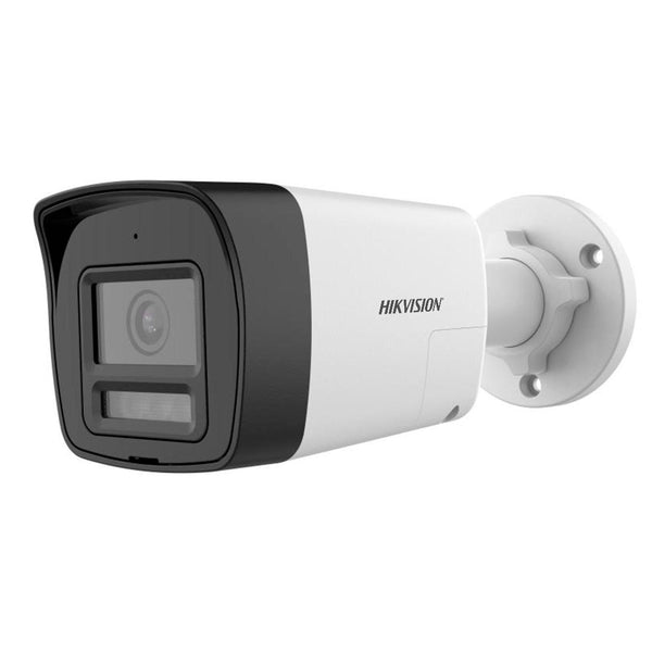 HIKVISION DS-2CE16D0T-LPTS Cámara mini bala fija 2MP con audio bidireccional, lente 2.8mm