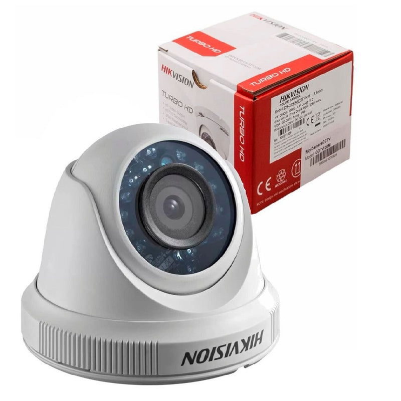 HIKVISION DS-2CE56C0T-IRPF Cámara de seguridad análoga HD domo 2.8mm IR20