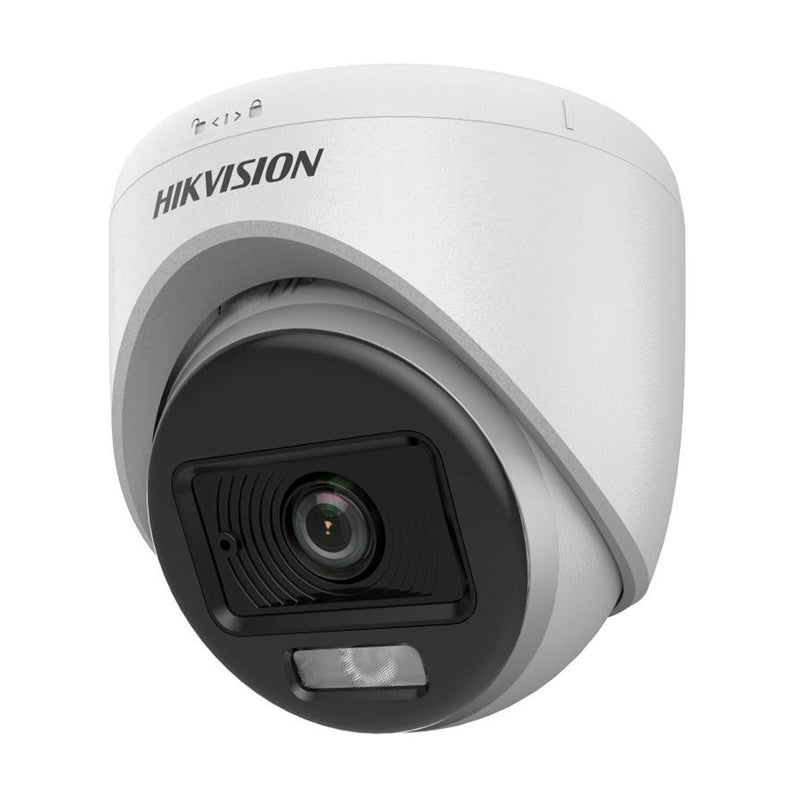 HIKVISION DS-2CE70DF0T-LPFS Cámara fija tipo torreta 2 MP para interiores. Luz híbrida inteligente. ColorVu