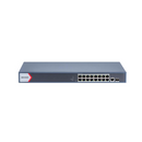 HIKVISION  DS-3E1518P-EI SWITCH ADMINIS 16 POE ALL 1000M (1G) + 1 UP RJ45 (1G) + 1 UP SFP (1G) - 230W