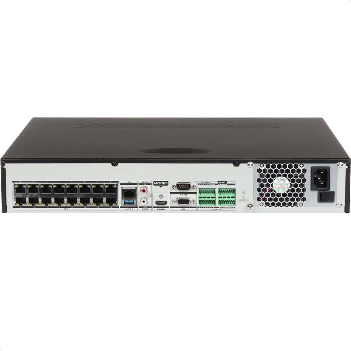 HIKVISION DS-7732NXI-K4/16P NVR 32 Canales 4K 12MP 16 PoE 256Mbps 4HDD Acusense