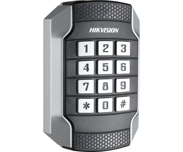 HIKVISION DS-K1104MK (SIN CAJA 9/10) Lector de tarjeta de proximidad Mifare 13.56Mhz y PIN IK10 RS485/Wiegand