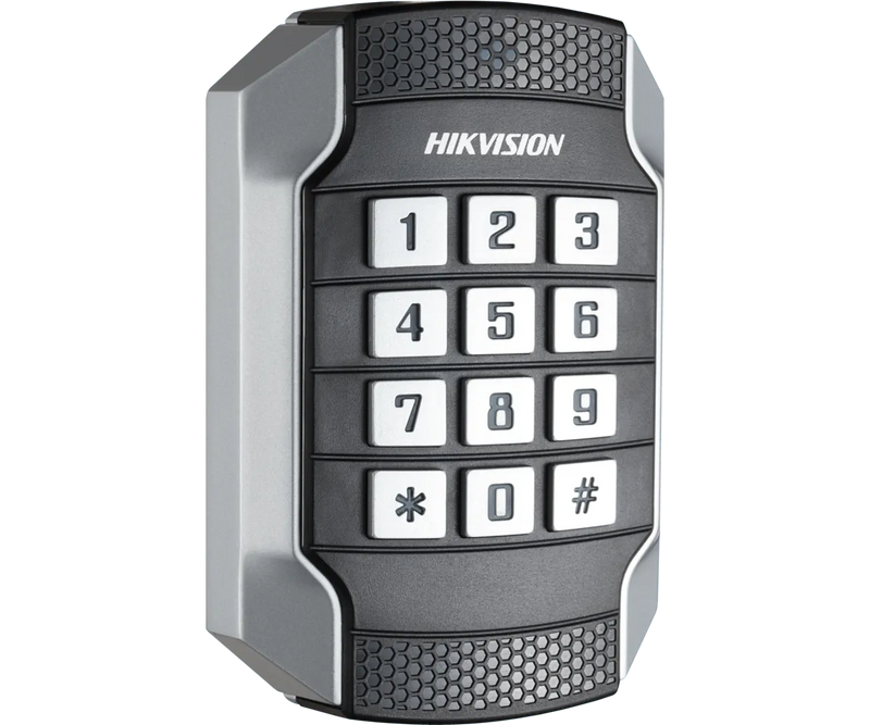 HIKVISION DS-K1104MK (SIN CAJA 9/10) Lector de tarjeta de proximidad Mifare 13.56Mhz y PIN IK10 RS485/Wiegand