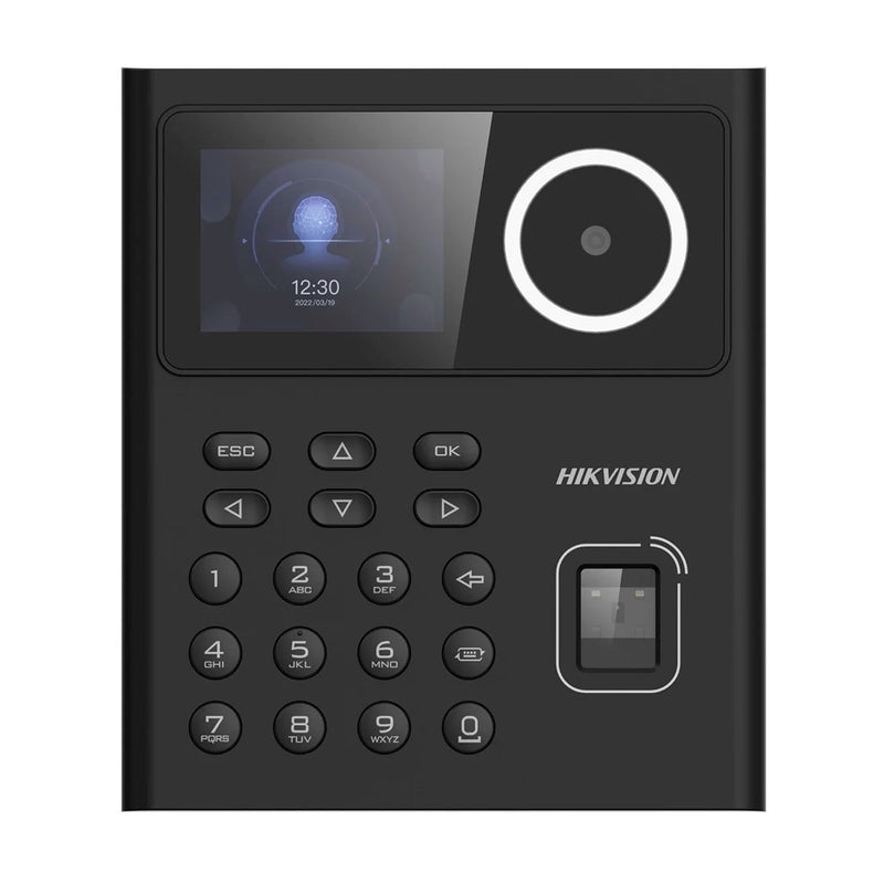 HIKVISION DS-K1T320MFWX(O-STD) Terminal de asistencia y control de acceso, reconocimiento facial y huella