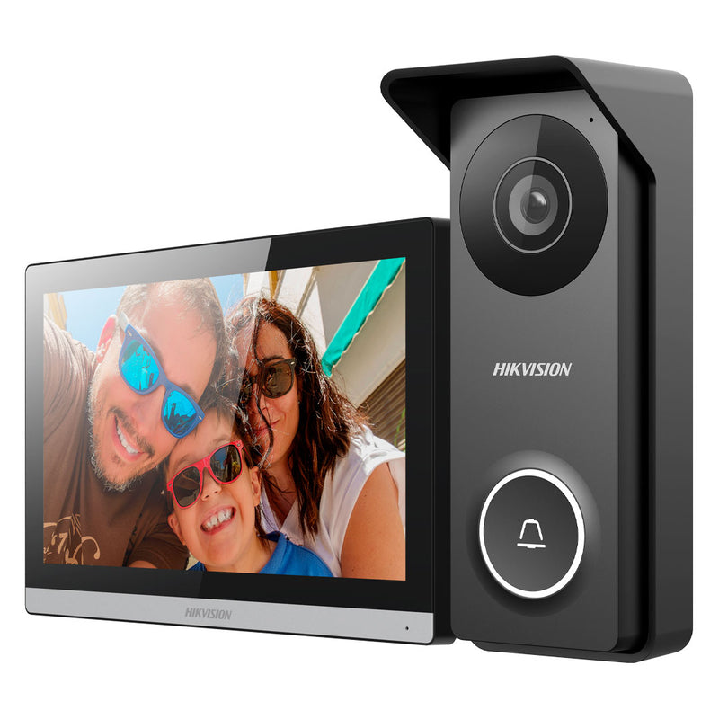 HIKVISION DS-KIS313-P KIT V/PORTERO HIBRIDO 4 HILOS. INCLUYE MONITOR Y CAMARA