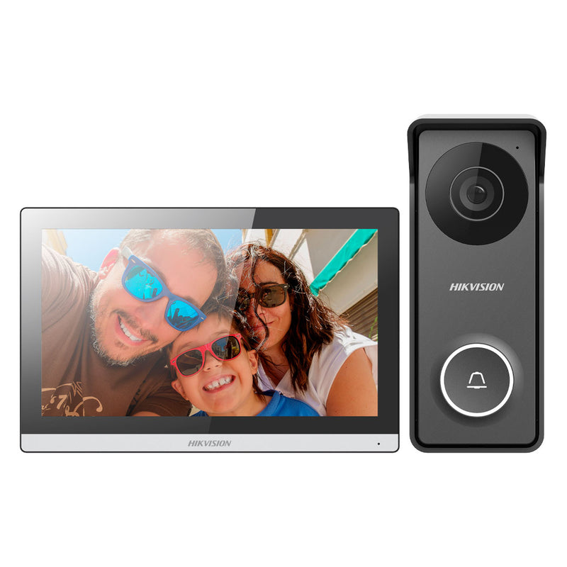 HIKVISION DS-KIS313-P KIT V/PORTERO HIBRIDO 4 HILOS. INCLUYE MONITOR Y CAMARA