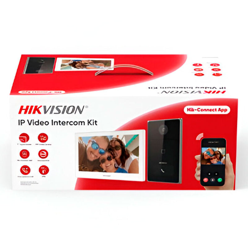 HIKVISION DS-KIS608-P KIT V/PORTERO CON MONITOR 7" CON MICRO-SD