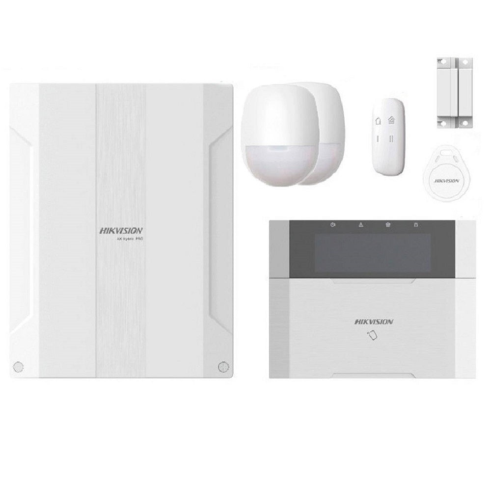 HIKVISION DS-PHA64-KIT AX PRO Kit de Alarma Híbrida 8 Zonas con Dispositivos Cableados