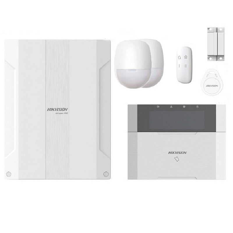 HIKVISION DS-PHA64-KIT Kit de alarma híbrida 8 zonas con dispositivos cableados