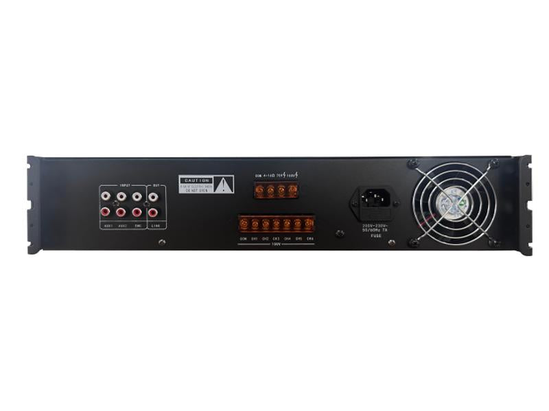 HIKVISION DS-QAE0A120G1-VB6 Amplificador de Audio 120W 6 Zonas