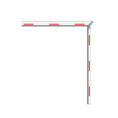 HIKVISION DS-TMG002-3D BRAZO PLEGABLE DE 1.5M + 1.5M PARA BARRERA VEHICULAR