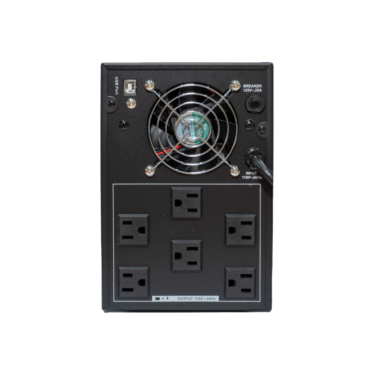 HIKVISION DS-UPS3000 UPS 3000V 1800W 6 Tomas