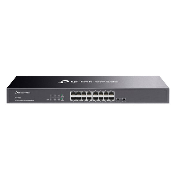 TP-LINK DS1016G Switch Omada, No gestionable, rackeable 16 Puertos, Gigabit