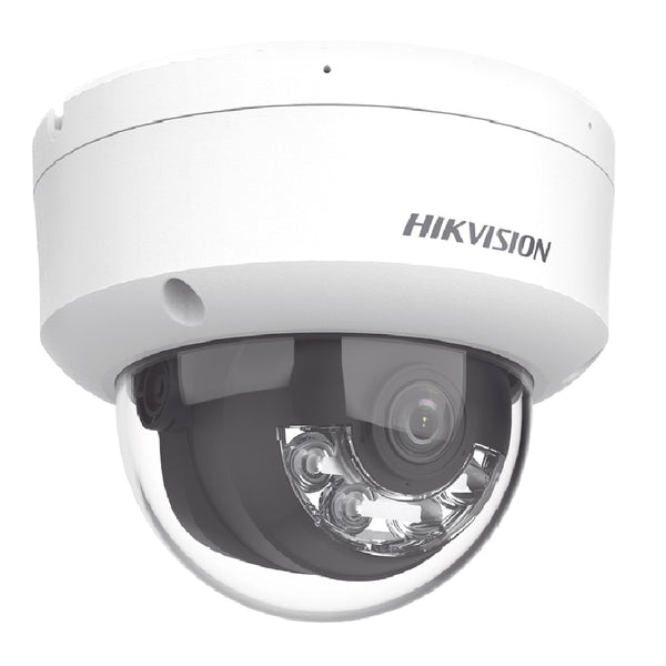 HIKVISION DS-2CD1123G2-LIU Cámara de seguridad IP 2MP domo 2.8mm IR híbrido inteligente audio antivandálica Acusense