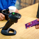 ZEBRA DS9908, Leitor de código de barras QR 1D/2D com fio. Multilinha. USB. Design híbrido na mão ou viva-voz. DS9908-SR4U2100AZW