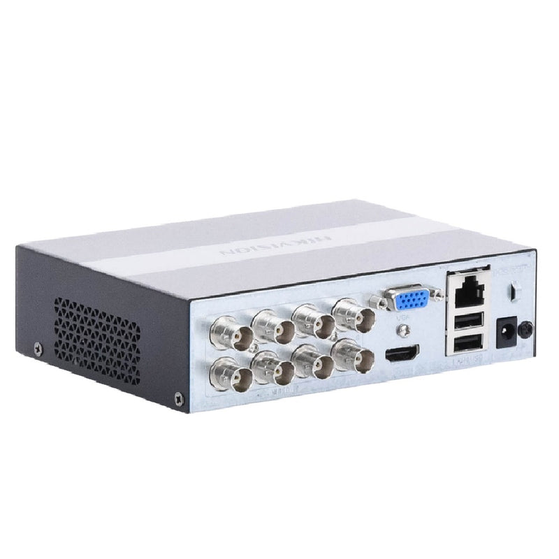 HIKVISION DS-E08HGHI-B DVR grabador 1080P 8 canales IP ACUSENSE ultra compacto eSSD 480GB incluido