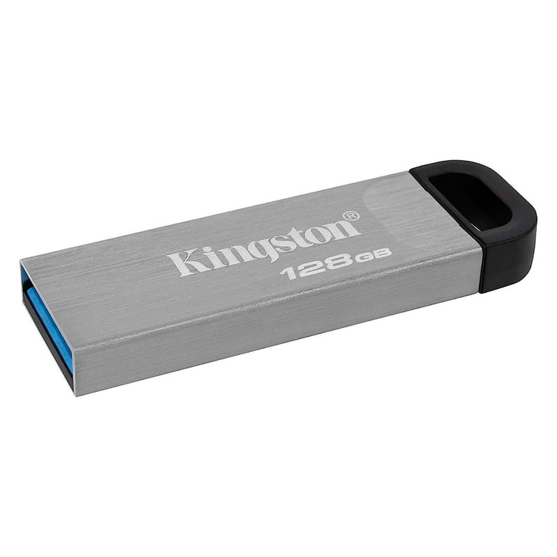 KINGSTON DTKN/128GB - Memoria Flash USB Kingston DataTraveler Kyson 128GB USB 3.2 Gen 1 Color Plata.