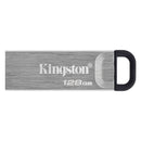 KINGSTON DTKN/128GB - Kingston DataTraveler Kyson 128GB USB 3.2 Gen 1 Silver Color USB Flash Memory. 