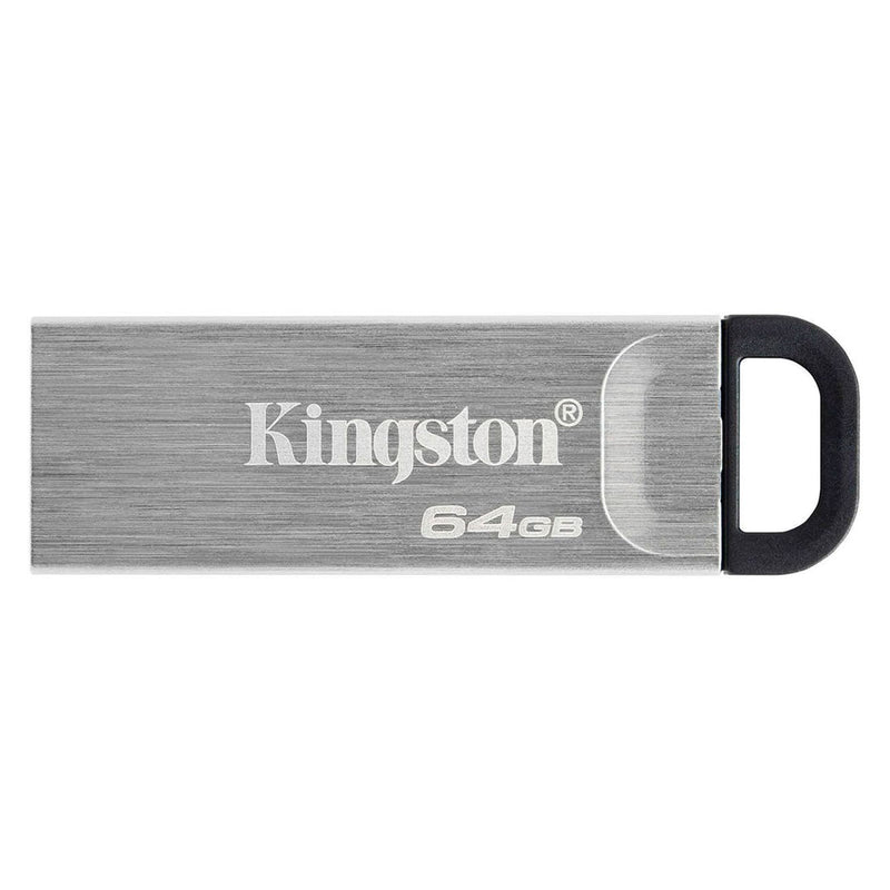 KINGSTON DTKN/64GB - Memoria Flash USB Kingston DataTraveler Kyson 64GB USB 3.2 Gen 1 Color Plata.