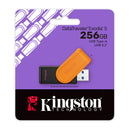 KINGSTON DTXS 256GB Memoria Flash,  USB, DataTraveler Exodia S, 256GB, interfaz: USB 3.2 Gen 1, Naranja