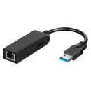 D-LINK DUB-1312 - Network adapter with one USB 3.0 port and RJ-45 10/100/1000 Mbps Gigabit Ethernet port 