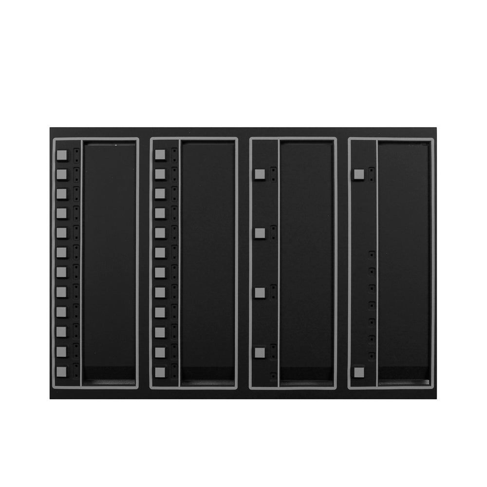 NOTIFIER DVC-KDB Teclado para unidad de comando de voz (DVC-EM), color negro para paneles Inspire