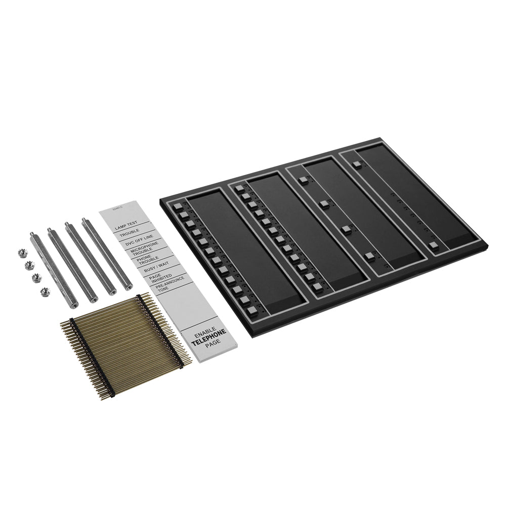 NOTIFIER DVC-KDB Teclado para unidad de comando de voz (DVC-EM), color negro para paneles Inspire